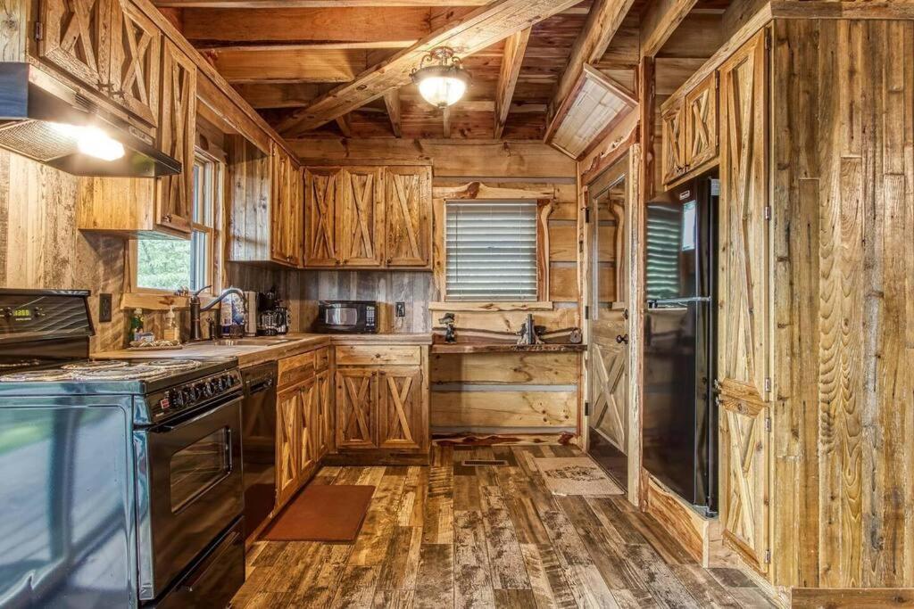 Vila The Log Castle~Stunning Mountain Views~Hot Tub Sevierville Exteriér fotografie